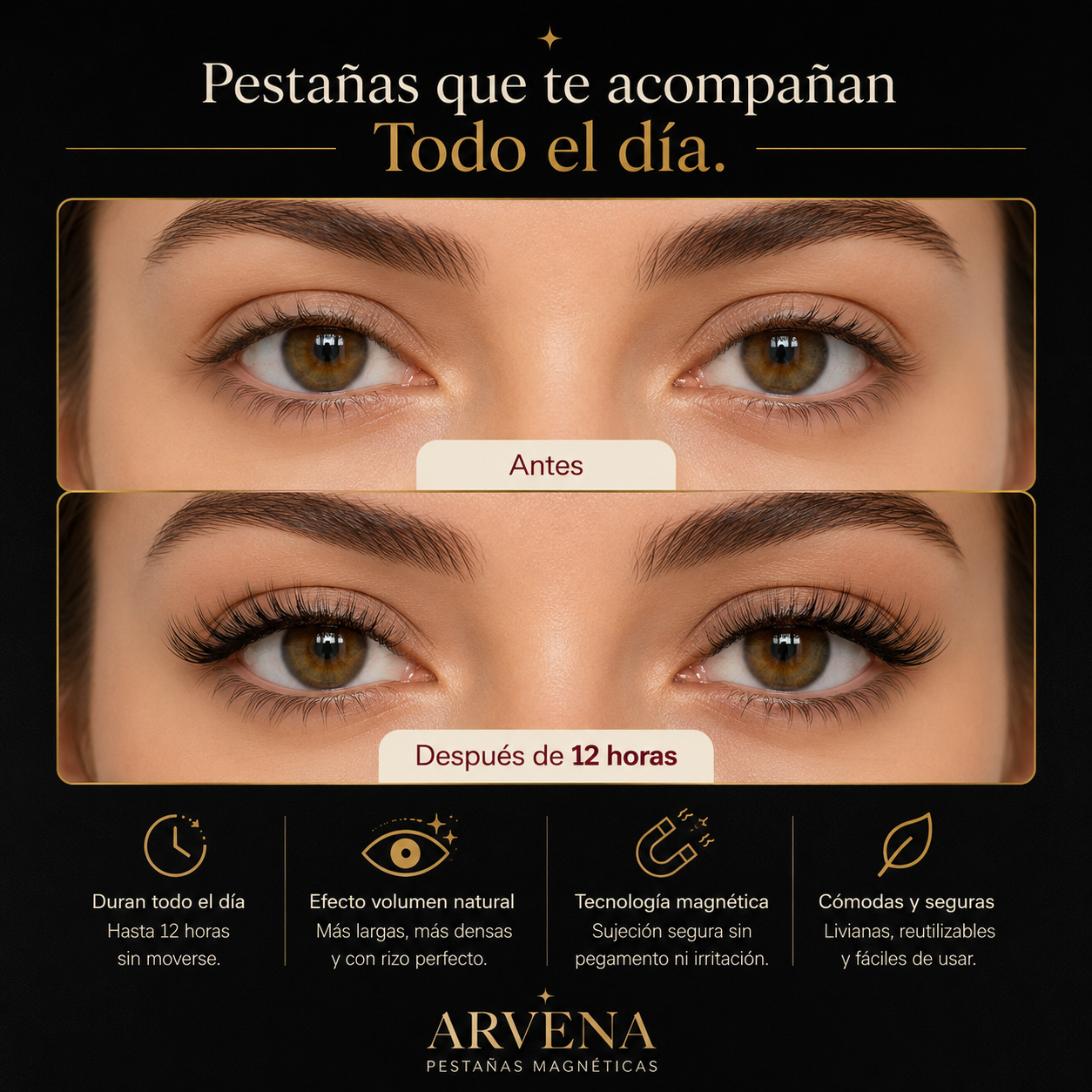 LashVolume™ - Pestañas Magnéticas Efecto Extensión