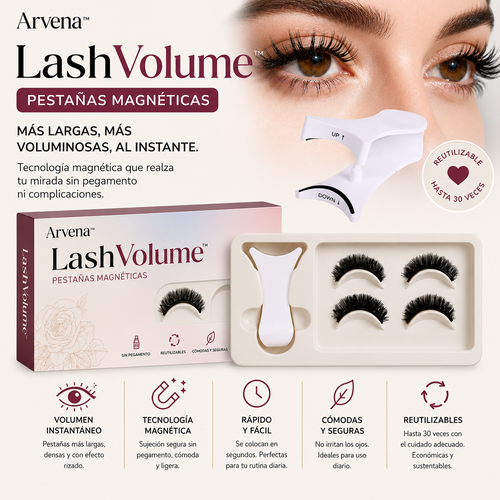 LashVolume™ - Pestañas Magnéticas Efecto Extensión